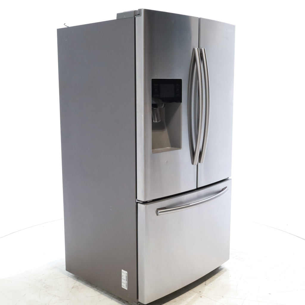 Pictures of Stainless Steel ENERGY STAR Samsung 24.6 cu. ft. 3 Door French Door Refrigerator with External Water and Ice Dispenser - Certified Refurbished - Neu Appliance Outlet - Discount Appliance Outlet in Austin, Tx