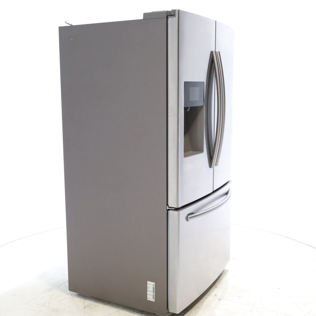 Pictures of Stainless Steel ENERGY STAR Samsung 24.6 cu. ft. 3 Door French Door Refrigerator with External Water and Ice Dispenser - Certified Refurbished - Neu Appliance Outlet - Discount Appliance Outlet in Austin, Tx