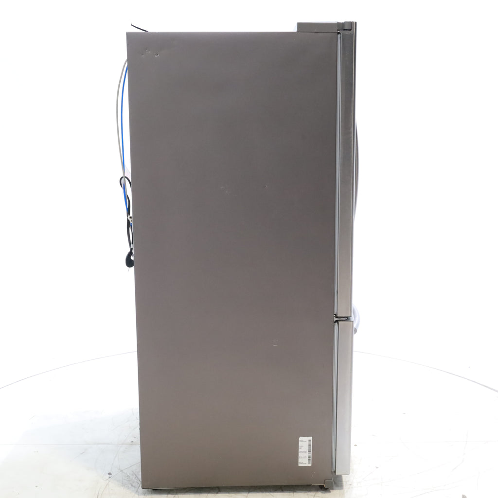 Pictures of Stainless Steel ENERGY STAR Samsung 24.6 cu. ft. 3 Door French Door Refrigerator with External Water and Ice Dispenser - Certified Refurbished - Neu Appliance Outlet - Discount Appliance Outlet in Austin, Tx