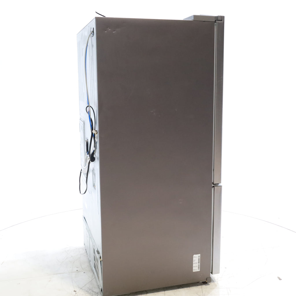 Pictures of Stainless Steel ENERGY STAR Samsung 24.6 cu. ft. 3 Door French Door Refrigerator with External Water and Ice Dispenser - Certified Refurbished - Neu Appliance Outlet - Discount Appliance Outlet in Austin, Tx