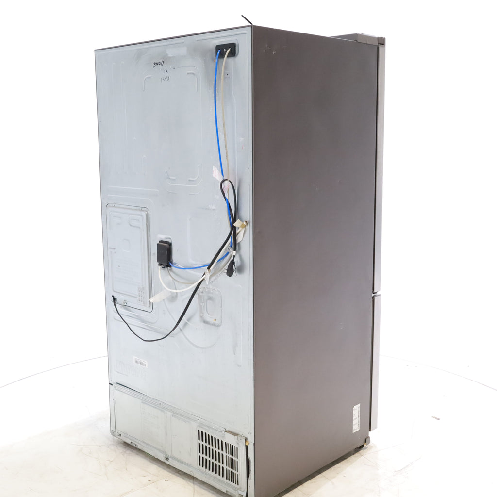 Pictures of Stainless Steel ENERGY STAR Samsung 24.6 cu. ft. 3 Door French Door Refrigerator with External Water and Ice Dispenser - Certified Refurbished - Neu Appliance Outlet - Discount Appliance Outlet in Austin, Tx