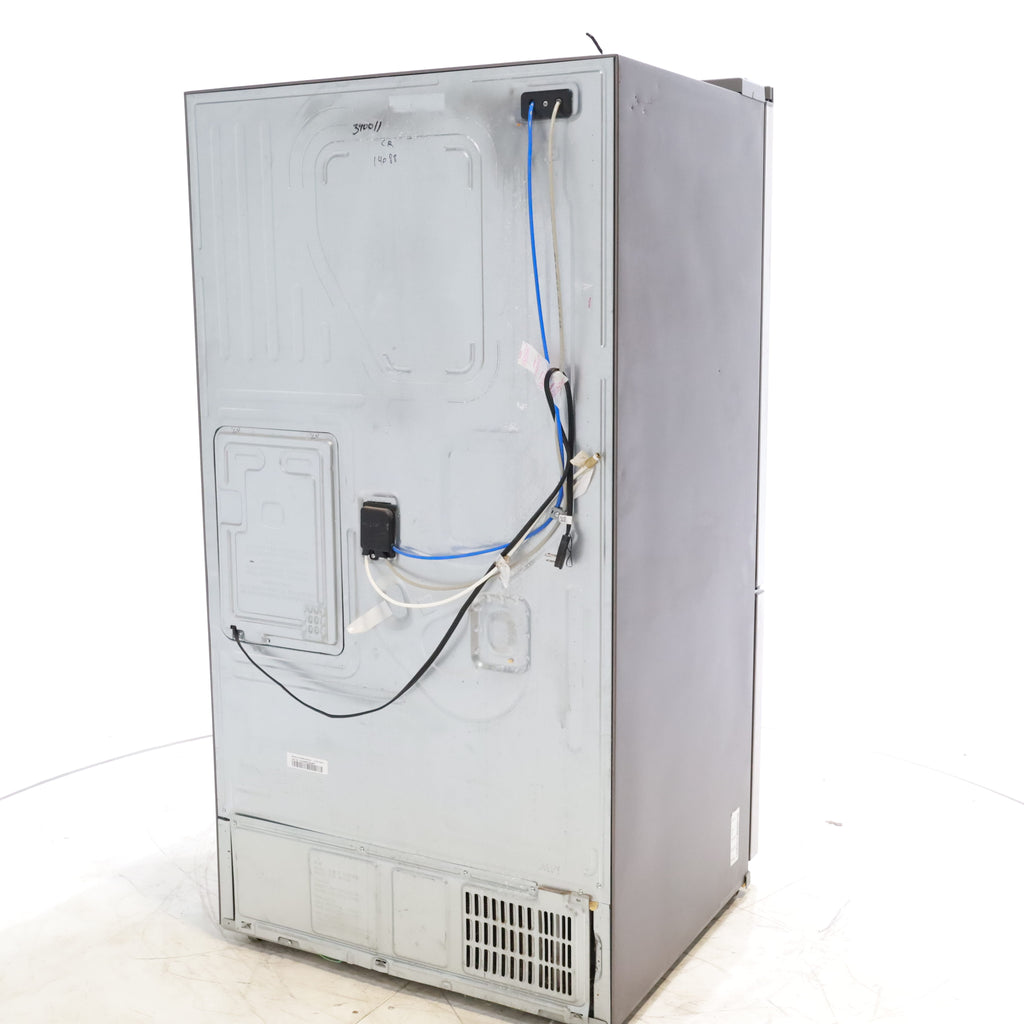 Pictures of Stainless Steel ENERGY STAR Samsung 24.6 cu. ft. 3 Door French Door Refrigerator with External Water and Ice Dispenser - Certified Refurbished - Neu Appliance Outlet - Discount Appliance Outlet in Austin, Tx