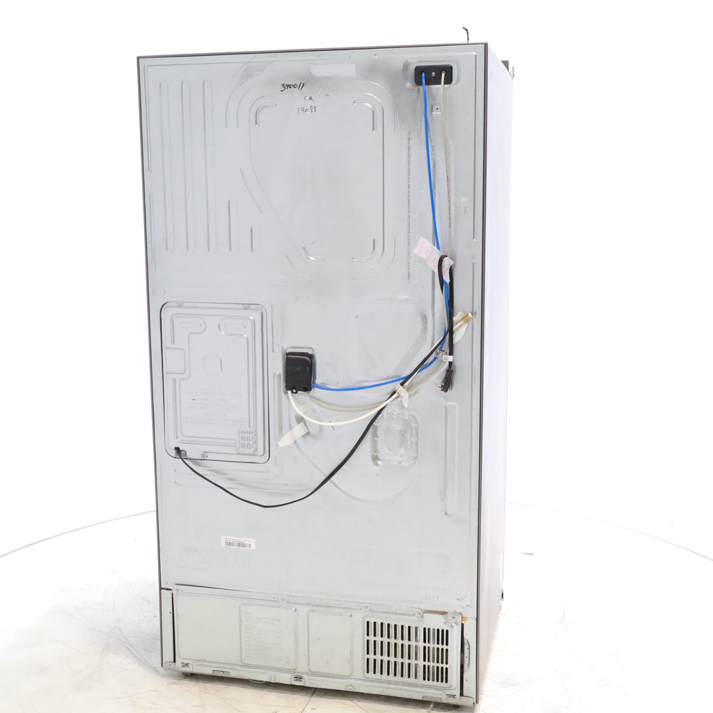 Pictures of Stainless Steel ENERGY STAR Samsung 24.6 cu. ft. 3 Door French Door Refrigerator with External Water and Ice Dispenser - Certified Refurbished - Neu Appliance Outlet - Discount Appliance Outlet in Austin, Tx