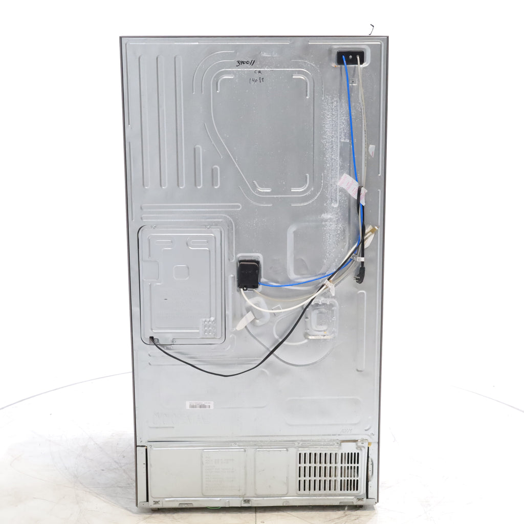 Pictures of Stainless Steel ENERGY STAR Samsung 24.6 cu. ft. 3 Door French Door Refrigerator with External Water and Ice Dispenser - Certified Refurbished - Neu Appliance Outlet - Discount Appliance Outlet in Austin, Tx