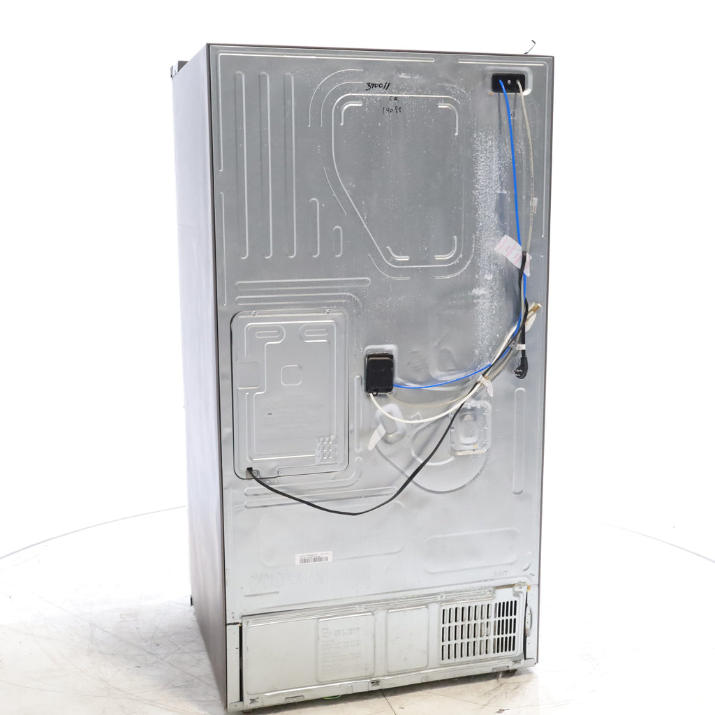 Pictures of Stainless Steel ENERGY STAR Samsung 24.6 cu. ft. 3 Door French Door Refrigerator with External Water and Ice Dispenser - Certified Refurbished - Neu Appliance Outlet - Discount Appliance Outlet in Austin, Tx