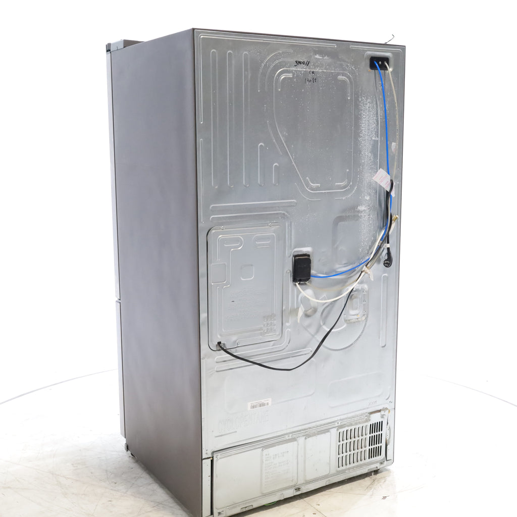 Pictures of Stainless Steel ENERGY STAR Samsung 24.6 cu. ft. 3 Door French Door Refrigerator with External Water and Ice Dispenser - Certified Refurbished - Neu Appliance Outlet - Discount Appliance Outlet in Austin, Tx