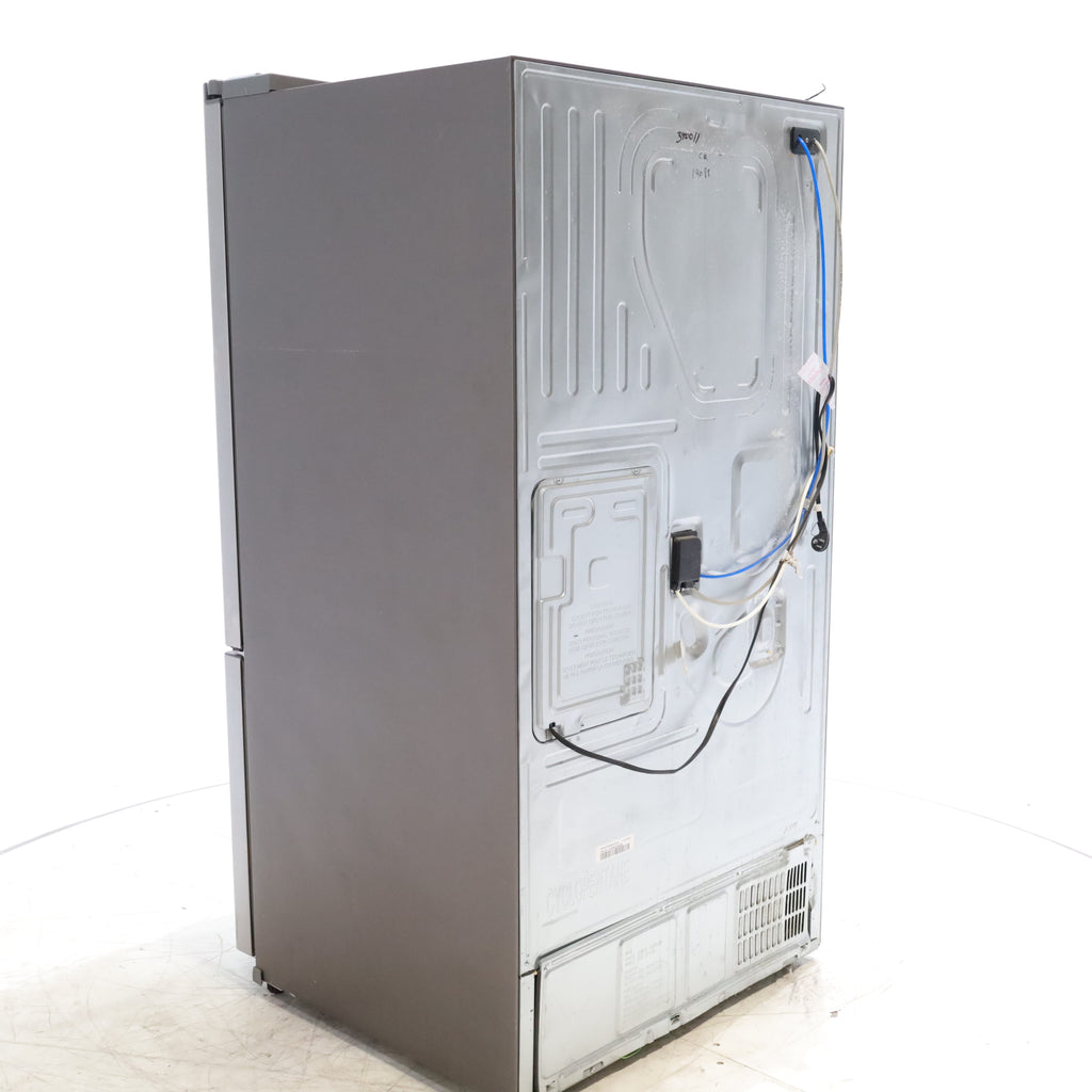 Pictures of Stainless Steel ENERGY STAR Samsung 24.6 cu. ft. 3 Door French Door Refrigerator with External Water and Ice Dispenser - Certified Refurbished - Neu Appliance Outlet - Discount Appliance Outlet in Austin, Tx