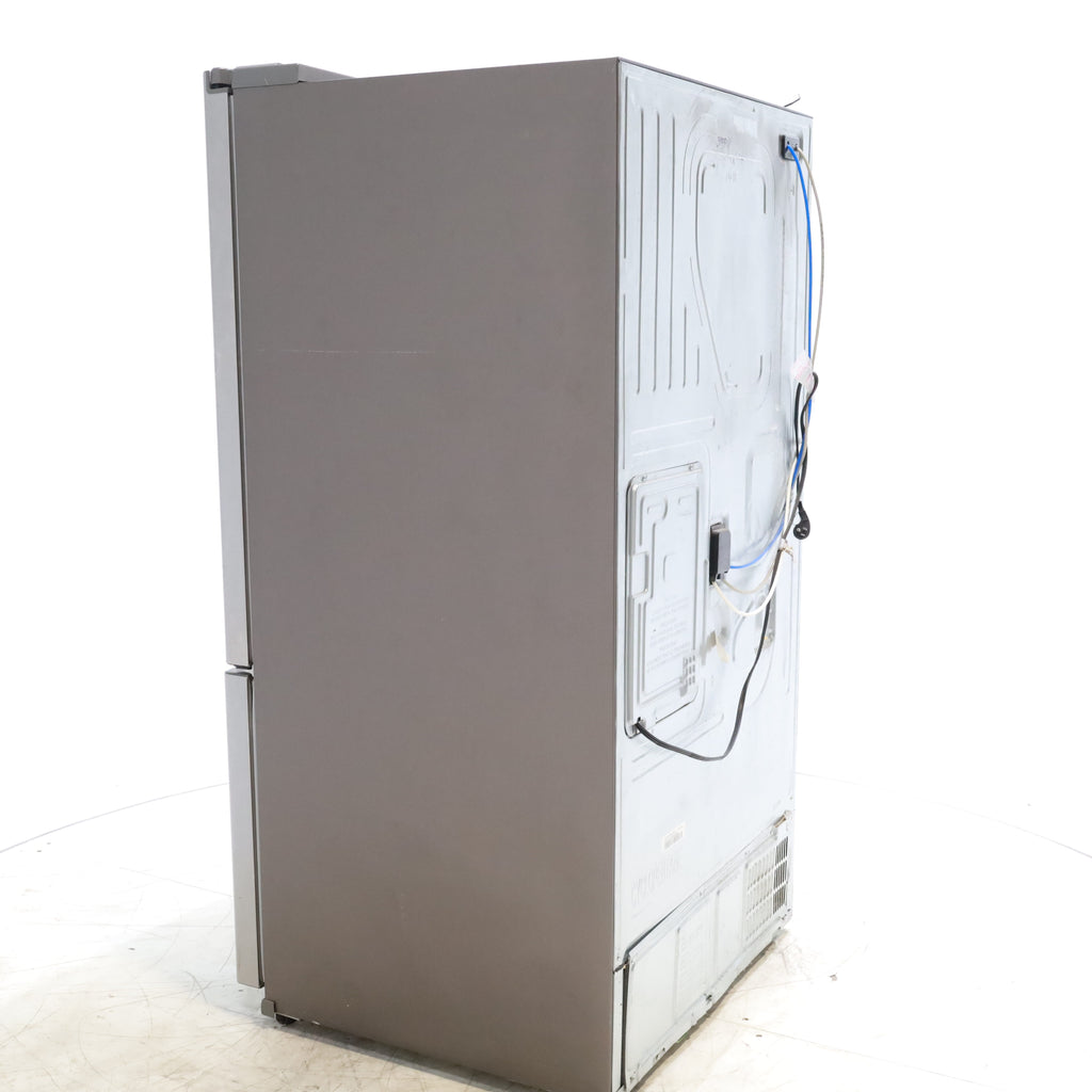 Pictures of Stainless Steel ENERGY STAR Samsung 24.6 cu. ft. 3 Door French Door Refrigerator with External Water and Ice Dispenser - Certified Refurbished - Neu Appliance Outlet - Discount Appliance Outlet in Austin, Tx