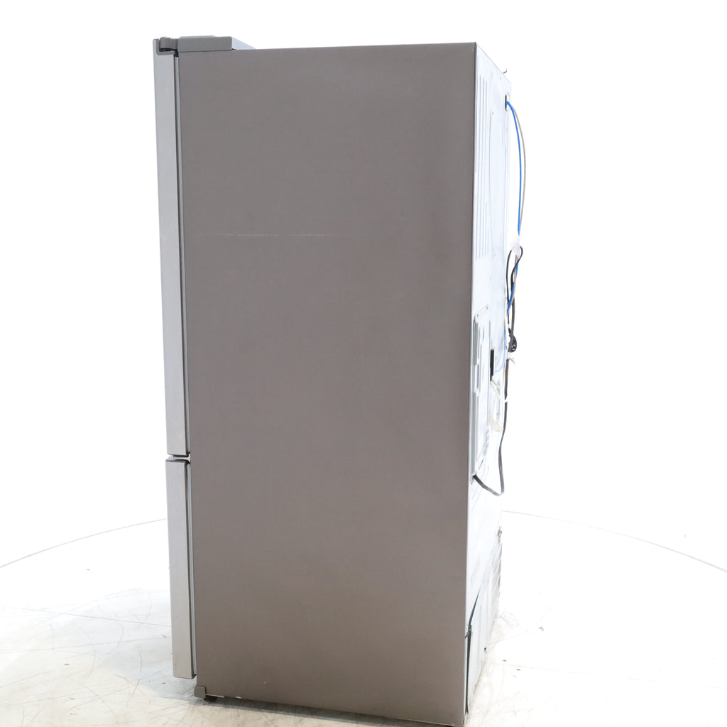 Pictures of Stainless Steel ENERGY STAR Samsung 24.6 cu. ft. 3 Door French Door Refrigerator with External Water and Ice Dispenser - Certified Refurbished - Neu Appliance Outlet - Discount Appliance Outlet in Austin, Tx