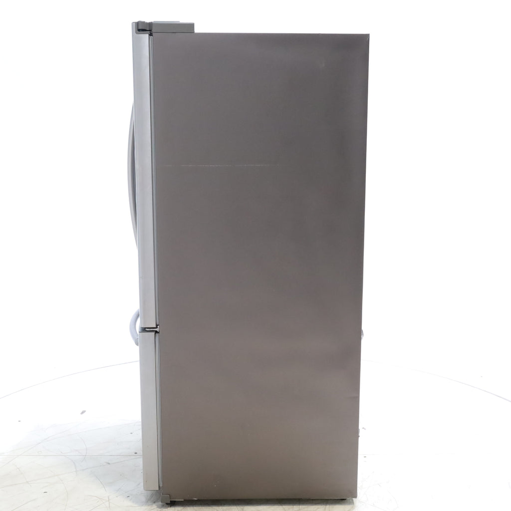 Pictures of Stainless Steel ENERGY STAR Samsung 24.6 cu. ft. 3 Door French Door Refrigerator with External Water and Ice Dispenser - Certified Refurbished - Neu Appliance Outlet - Discount Appliance Outlet in Austin, Tx