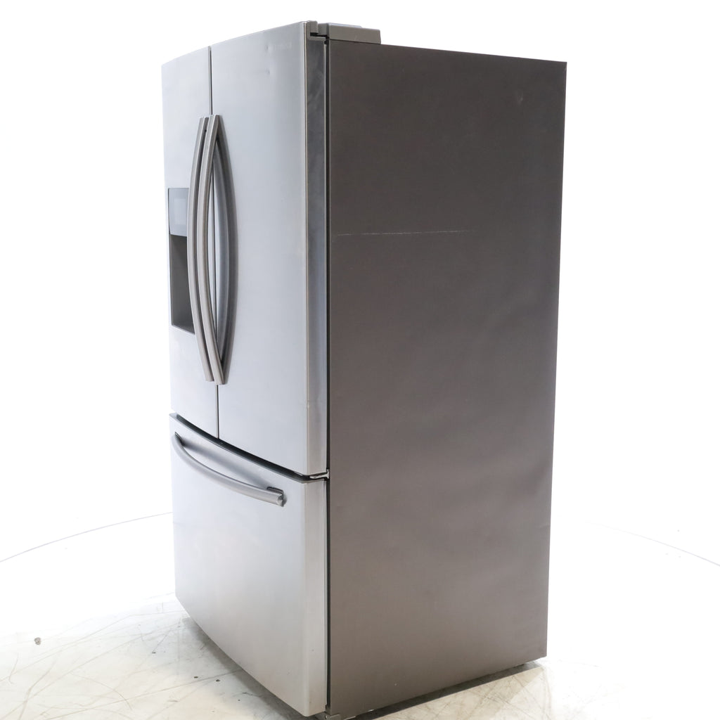 Pictures of Stainless Steel ENERGY STAR Samsung 24.6 cu. ft. 3 Door French Door Refrigerator with External Water and Ice Dispenser - Certified Refurbished - Neu Appliance Outlet - Discount Appliance Outlet in Austin, Tx