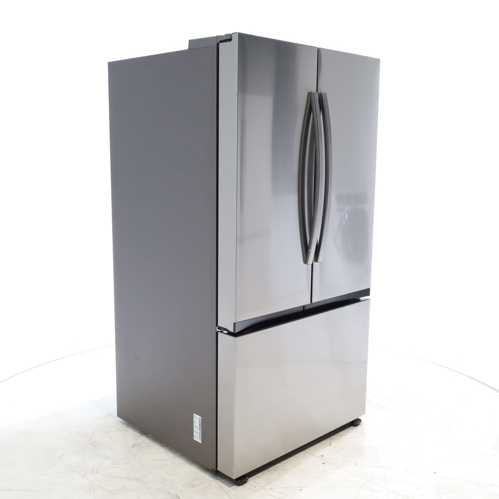 Pictures of Fingerprint Resistant Stainless Steel ENERGY STAR Samsung 32 cu. ft. 3 Door French Door Refrigerator with Dual Auto Ice Maker - Scratch & Dent - Minor - Neu Appliance Outlet - Discount Appliance Outlet in Austin, Tx