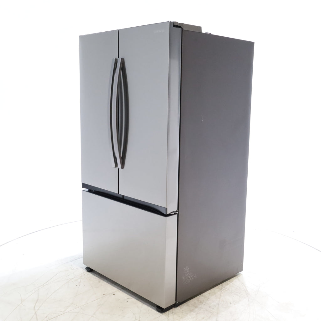 Pictures of Fingerprint Resistant Stainless Steel ENERGY STAR Samsung 32 cu. ft. 3 Door French Door Refrigerator with Dual Auto Ice Maker - Scratch & Dent - Minor - Neu Appliance Outlet - Discount Appliance Outlet in Austin, Tx
