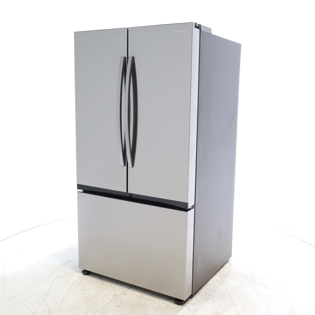 Pictures of Fingerprint Resistant Stainless Steel ENERGY STAR Samsung 32 cu. ft. 3 Door French Door Refrigerator with Dual Auto Ice Maker - Scratch & Dent - Minor - Neu Appliance Outlet - Discount Appliance Outlet in Austin, Tx