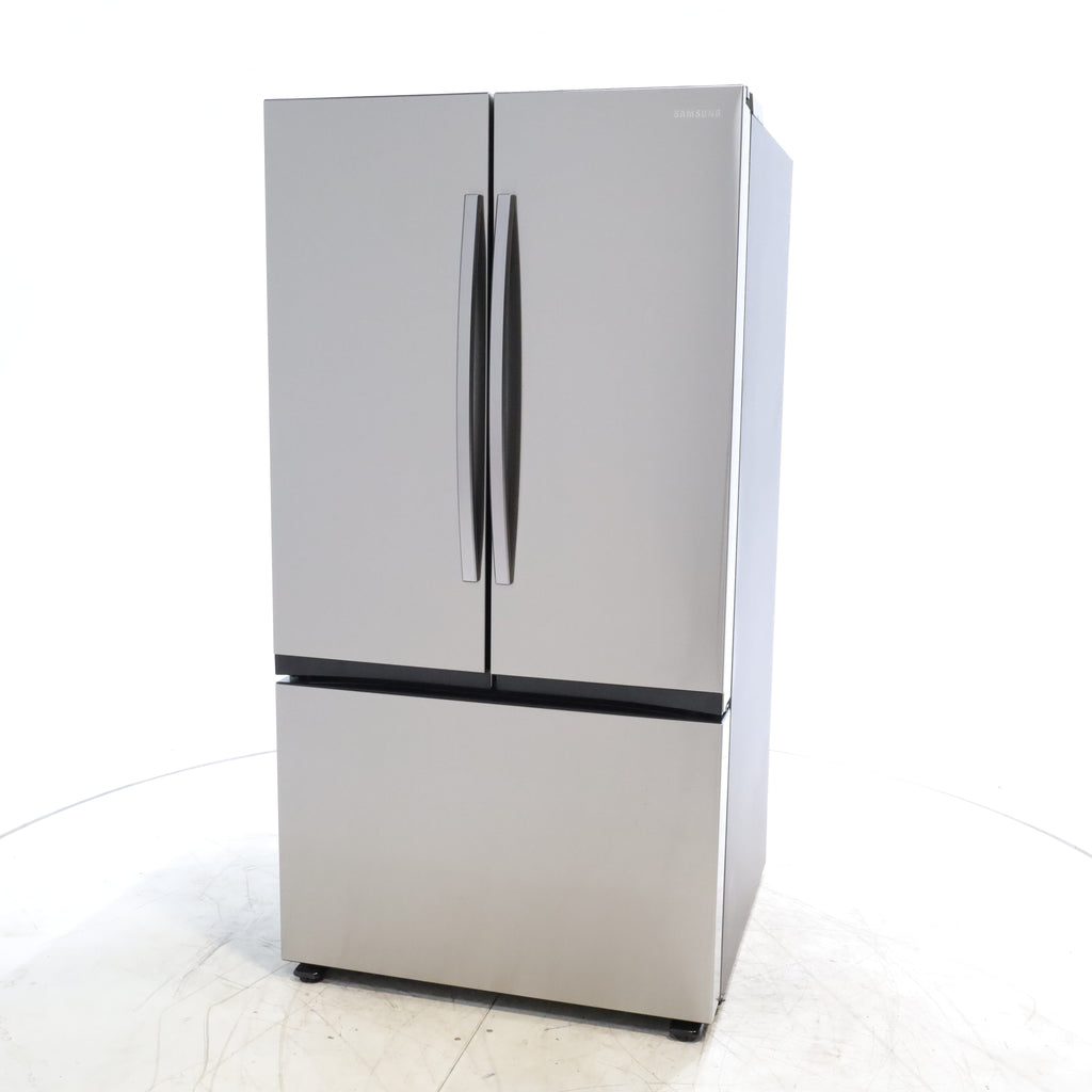 Pictures of Fingerprint Resistant Stainless Steel ENERGY STAR Samsung 32 cu. ft. 3 Door French Door Refrigerator with Dual Auto Ice Maker - Scratch & Dent - Minor - Neu Appliance Outlet - Discount Appliance Outlet in Austin, Tx