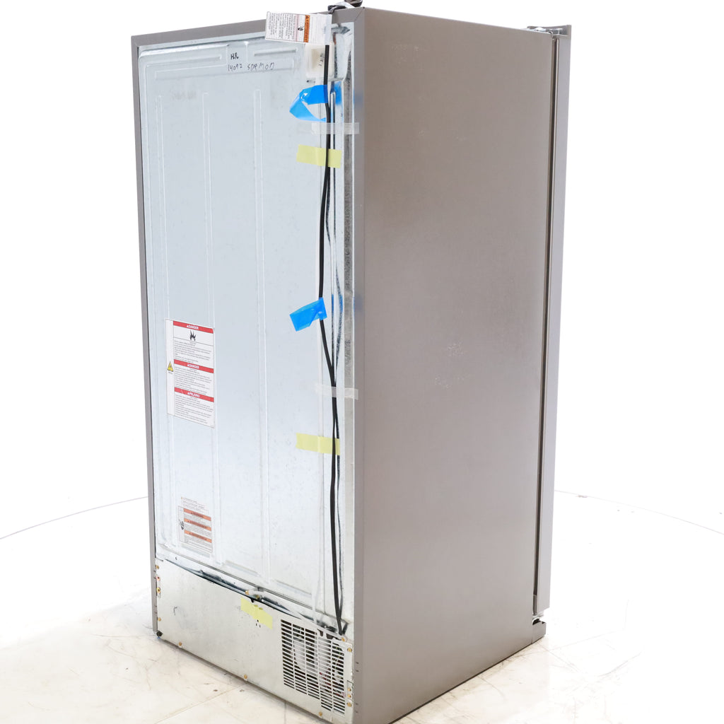 Pictures of 33 in. Wide Fingerprint-Resistant Stainless Steel Whirlpool 21.4 cu. ft. Side by Side Refrigerator with In Door Ice and Water Dispenser - Scratch & Dent - Moderate - Neu Appliance Outlet - Discount Appliance Outlet in Austin, Tx