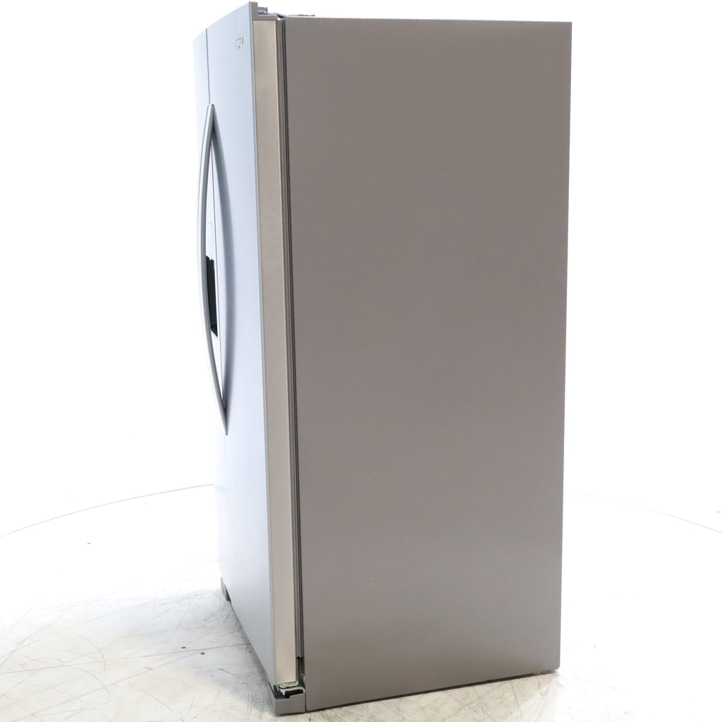 Pictures of 33 in. Wide Fingerprint-Resistant Stainless Steel Whirlpool 21.4 cu. ft. Side by Side Refrigerator with In Door Ice and Water Dispenser - Scratch & Dent - Moderate - Neu Appliance Outlet - Discount Appliance Outlet in Austin, Tx