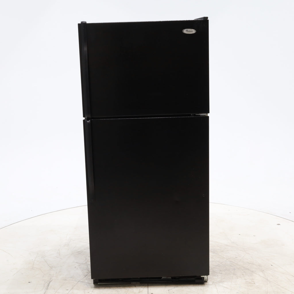 Pictures of 30" Wide Whirlpool Black Top Freezer 18.2 cu ft Refrigerator with Ice Maker - Certified Refurbished - Neu Appliance Outlet - Discount Appliance Outlet in Austin, Tx