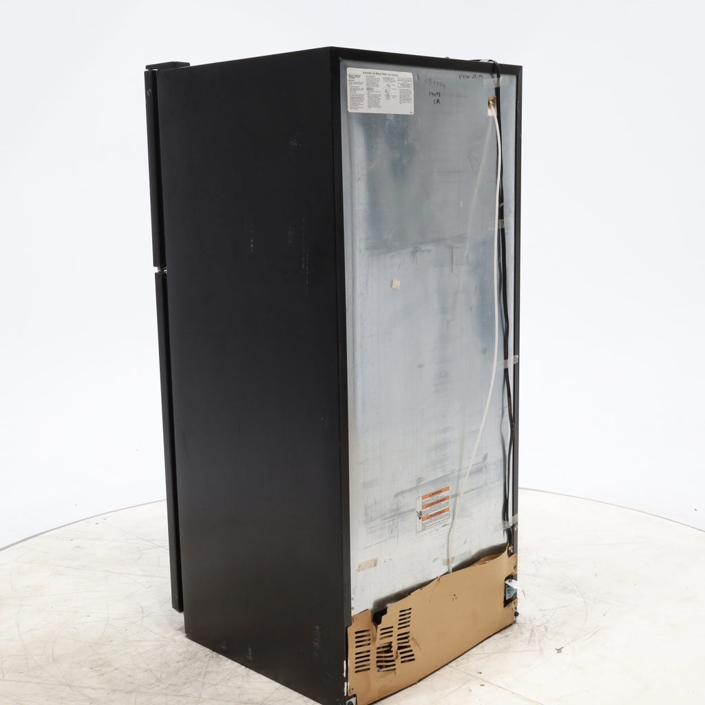 Pictures of 30" Wide Whirlpool Black Top Freezer 18.2 cu ft Refrigerator with Ice Maker - Certified Refurbished - Neu Appliance Outlet - Discount Appliance Outlet in Austin, Tx