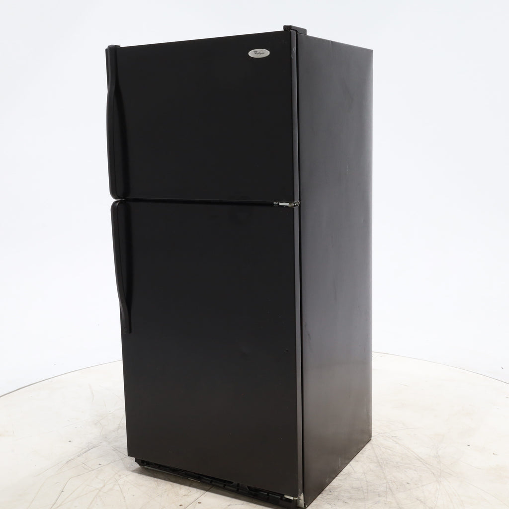 Pictures of 30" Wide Whirlpool Black Top Freezer 18.2 cu ft Refrigerator with Ice Maker - Certified Refurbished - Neu Appliance Outlet - Discount Appliance Outlet in Austin, Tx