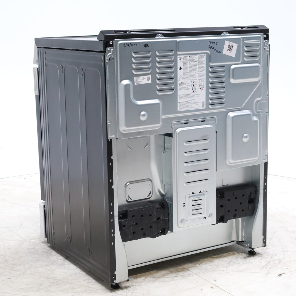 Pictures of PrintProof Stainless Steel LG 6.3 cu. ft. 5 Element Radiant Ceramic Glass Cooktop Slide-In Electric Range with Air Fry - Scratch & Dent - Minor - Neu Appliance Outlet - Discount Appliance Outlet in Austin, Tx