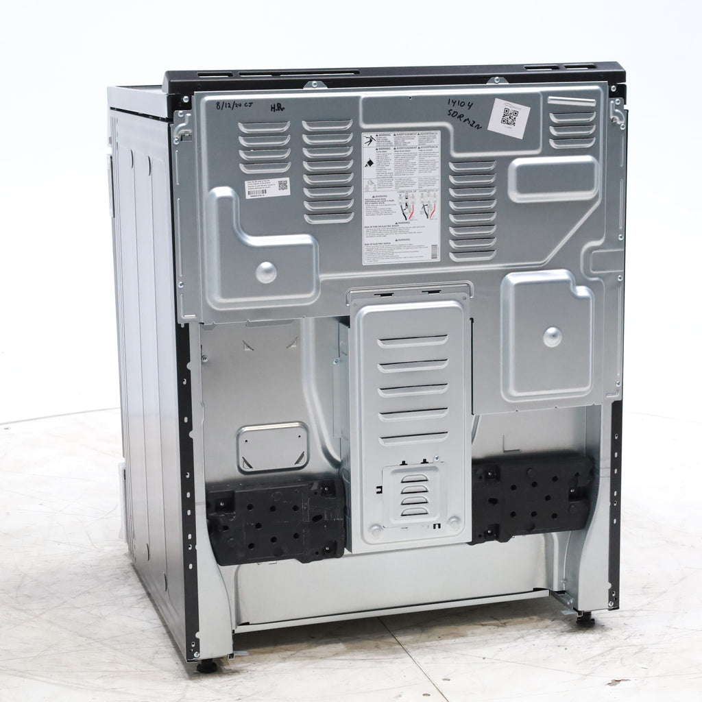 Pictures of PrintProof Stainless Steel LG 6.3 cu. ft. 5 Element Radiant Ceramic Glass Cooktop Slide-In Electric Range with Air Fry - Scratch & Dent - Minor - Neu Appliance Outlet - Discount Appliance Outlet in Austin, Tx