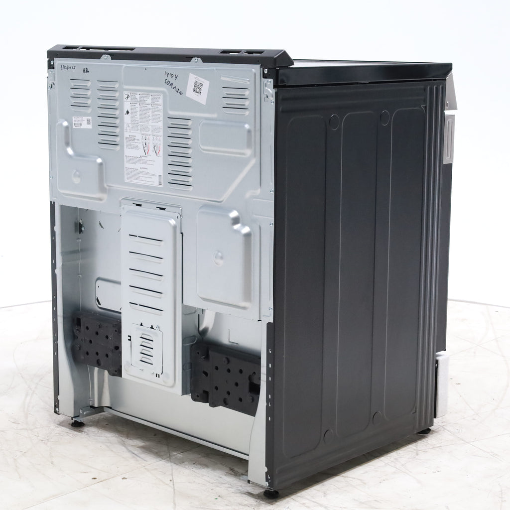 Pictures of PrintProof Stainless Steel LG 6.3 cu. ft. 5 Element Radiant Ceramic Glass Cooktop Slide-In Electric Range with Air Fry - Scratch & Dent - Minor - Neu Appliance Outlet - Discount Appliance Outlet in Austin, Tx