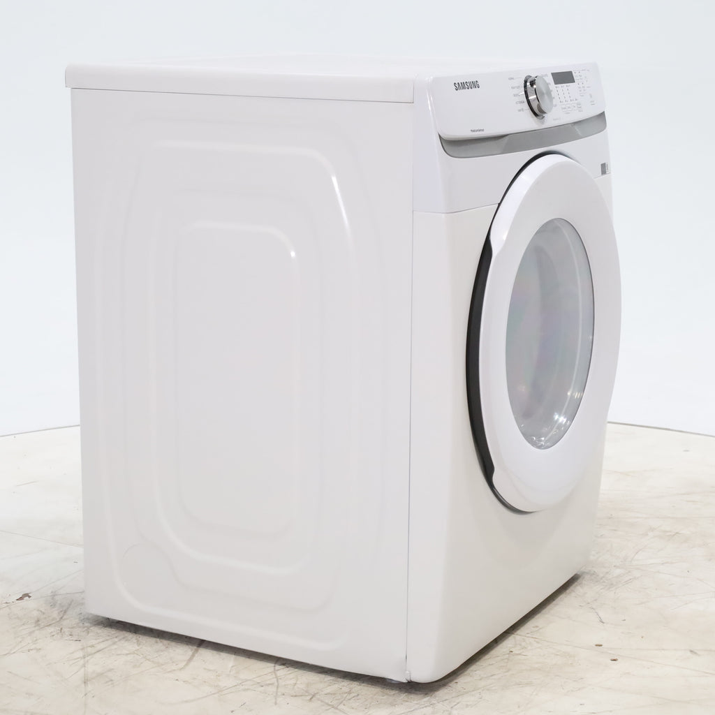 Pictures of White Samsung 7.5 cu. ft. Front Load Electric Dryer with Smart Care - Scratch and Dent - Minor - Neu Appliance Outlet - Discount Appliance Outlet in Austin, Tx