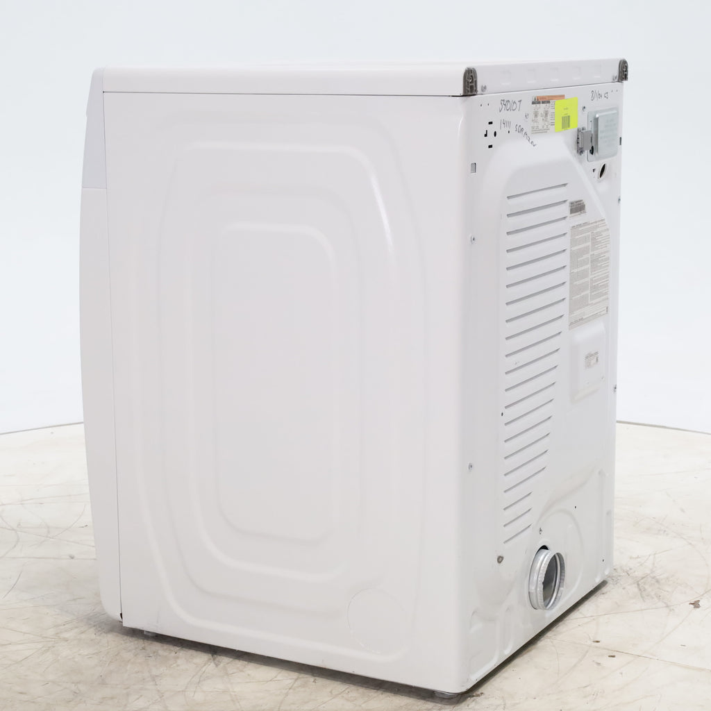 Pictures of White Samsung 7.5 cu. ft. Front Load Electric Dryer with Smart Care - Scratch and Dent - Minor - Neu Appliance Outlet - Discount Appliance Outlet in Austin, Tx