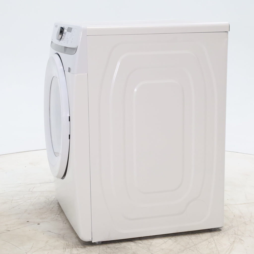 Pictures of White Samsung 7.5 cu. ft. Front Load Electric Dryer with Smart Care - Scratch and Dent - Minor - Neu Appliance Outlet - Discount Appliance Outlet in Austin, Tx