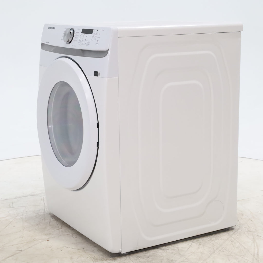 Pictures of White Samsung 7.5 cu. ft. Front Load Electric Dryer with Smart Care - Scratch and Dent - Minor - Neu Appliance Outlet - Discount Appliance Outlet in Austin, Tx