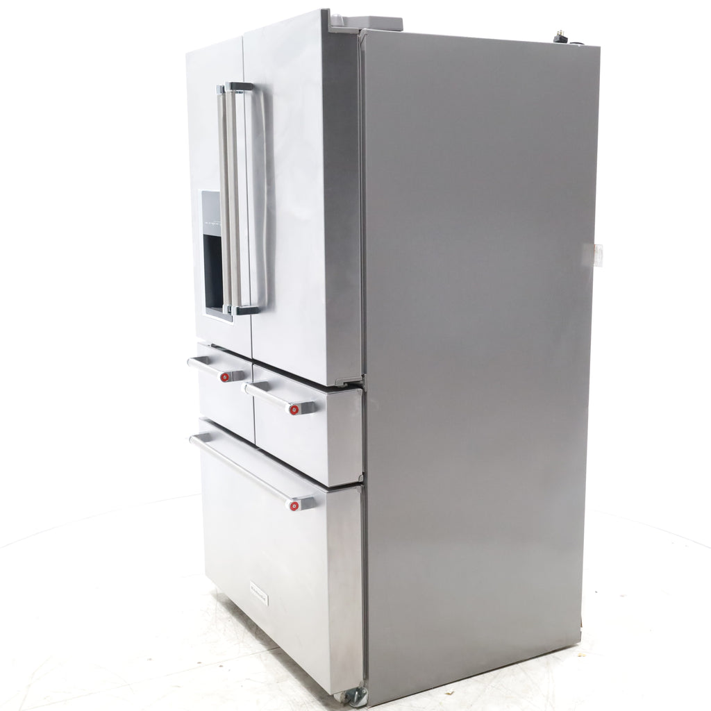 Pictures of Stainless Steel KitchenAid 25.8 cu. ft. 5 Door Refrigerator with External Ice and Water Dispenser - Certified Refurbished - Neu Appliance Outlet - Discount Appliance Outlet in Austin, Tx