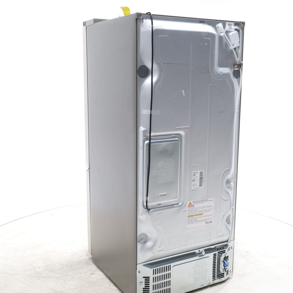 Pictures of 30" Wide Stainless Steel ENERGY STAR LG 21.8 cu. ft. French Door 3 Door Refrigerator with Exterior Water Dispenser - Scratch & Dent - Minor - Neu Appliance Outlet - Discount Appliance Outlet in Austin, Tx