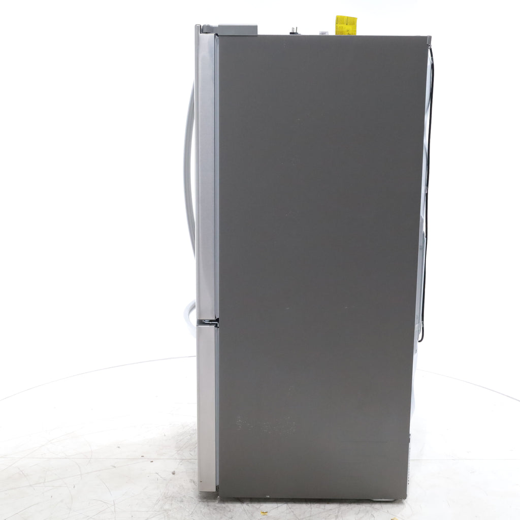 Pictures of 30" Wide Stainless Steel ENERGY STAR LG 21.8 cu. ft. French Door 3 Door Refrigerator with Exterior Water Dispenser - Scratch & Dent - Minor - Neu Appliance Outlet - Discount Appliance Outlet in Austin, Tx