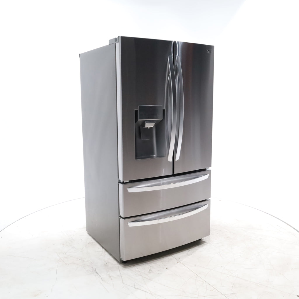 Pictures of PrintProof Stainless Steel ENERGY STAR LG 28 cu. ft. 4 Door French Door Refrigerator with Craft Ice - Scratch & Dent - Minor - Neu Appliance Outlet - Discount Appliance Outlet in Austin, Tx