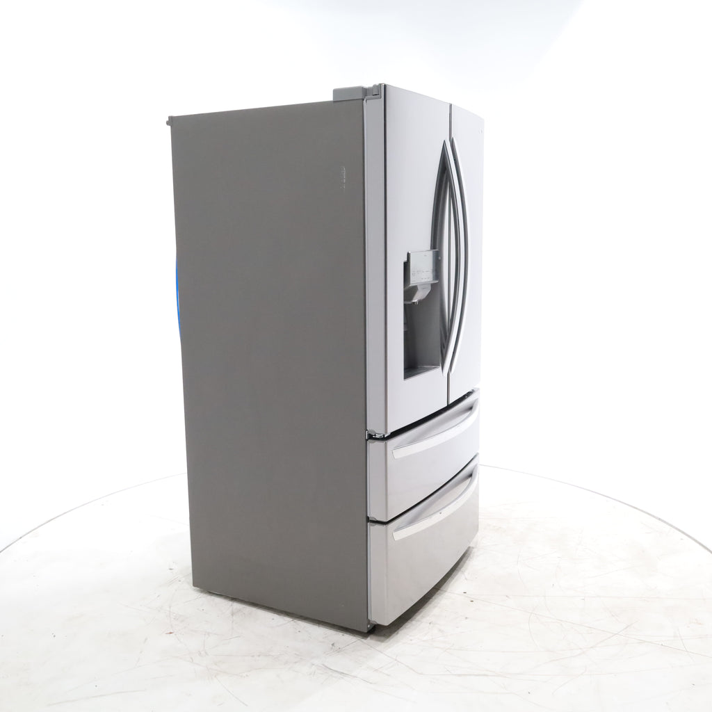 Pictures of PrintProof Stainless Steel ENERGY STAR LG 28 cu. ft. 4 Door French Door Refrigerator with Craft Ice - Scratch & Dent - Minor - Neu Appliance Outlet - Discount Appliance Outlet in Austin, Tx