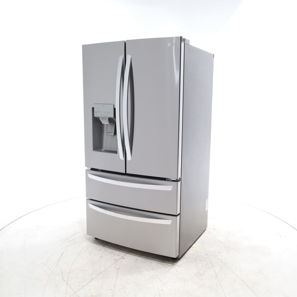 Pictures of PrintProof Stainless Steel ENERGY STAR LG 28 cu. ft. 4 Door French Door Refrigerator with Craft Ice - Scratch & Dent - Minor - Neu Appliance Outlet - Discount Appliance Outlet in Austin, Tx