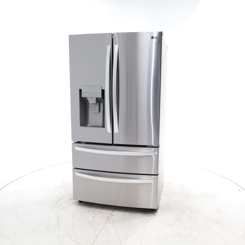 Pictures of PrintProof Stainless Steel ENERGY STAR LG 28 cu. ft. 4 Door French Door Refrigerator with Craft Ice - Scratch & Dent - Minor - Neu Appliance Outlet - Discount Appliance Outlet in Austin, Tx