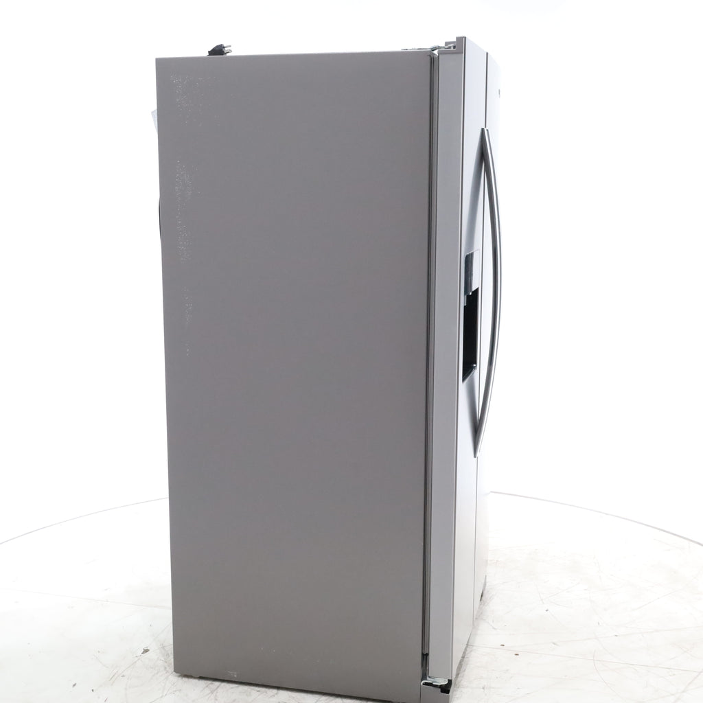 Pictures of 33 in. Wide Fingerprint-Resistant Stainless Steel Whirlpool 21.4 cu. ft. Side by Side Refrigerator with In Door Ice and Water Dispenser - Scratch & Dent - Minor - Neu Appliance Outlet - Discount Appliance Outlet in Austin, Tx