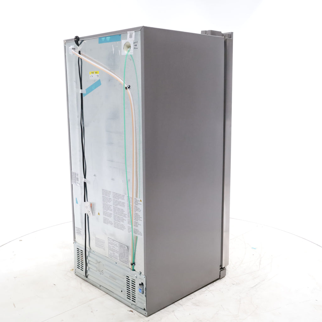 Pictures of 33" Wide Stainless Steel Frigidaire 22.3 cu. ft. ENERGY STAR Side by Side Refrigerator with Exterior Water and Ice Dispenser - Scratch & Dent - Minor - Neu Appliance Outlet - Discount Appliance Outlet in Austin, Tx