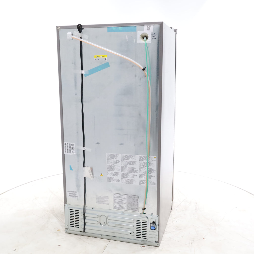 Pictures of 33" Wide Stainless Steel Frigidaire 22.3 cu. ft. ENERGY STAR Side by Side Refrigerator with Exterior Water and Ice Dispenser - Scratch & Dent - Minor - Neu Appliance Outlet - Discount Appliance Outlet in Austin, Tx