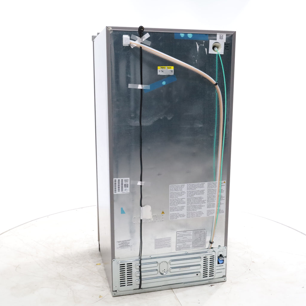 Pictures of 33" Wide Stainless Steel Frigidaire 22.3 cu. ft. ENERGY STAR Side by Side Refrigerator with Exterior Water and Ice Dispenser - Scratch & Dent - Minor - Neu Appliance Outlet - Discount Appliance Outlet in Austin, Tx