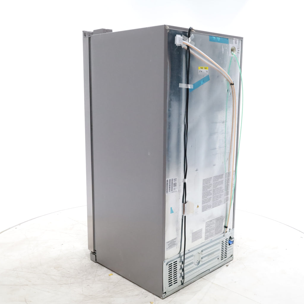 Pictures of 33" Wide Stainless Steel Frigidaire 22.3 cu. ft. ENERGY STAR Side by Side Refrigerator with Exterior Water and Ice Dispenser - Scratch & Dent - Minor - Neu Appliance Outlet - Discount Appliance Outlet in Austin, Tx