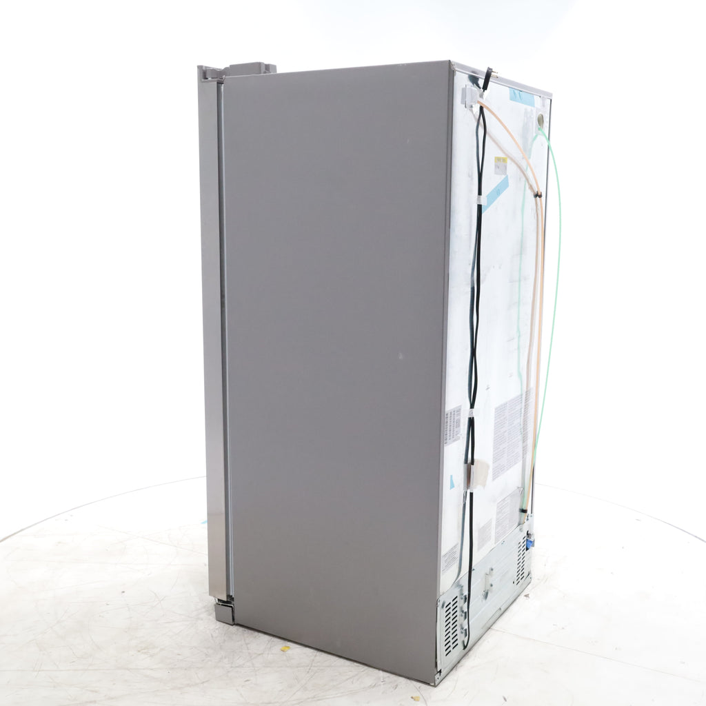 Pictures of 33" Wide Stainless Steel Frigidaire 22.3 cu. ft. ENERGY STAR Side by Side Refrigerator with Exterior Water and Ice Dispenser - Scratch & Dent - Minor - Neu Appliance Outlet - Discount Appliance Outlet in Austin, Tx