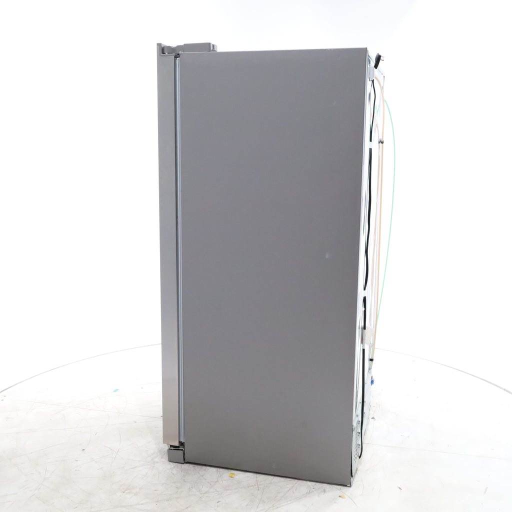 Pictures of 33" Wide Stainless Steel Frigidaire 22.3 cu. ft. ENERGY STAR Side by Side Refrigerator with Exterior Water and Ice Dispenser - Scratch & Dent - Minor - Neu Appliance Outlet - Discount Appliance Outlet in Austin, Tx