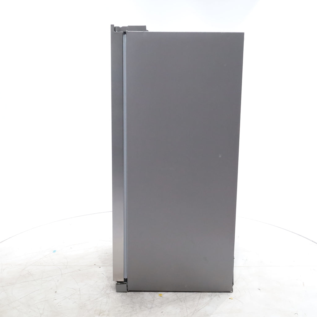 Pictures of 33" Wide Stainless Steel Frigidaire 22.3 cu. ft. ENERGY STAR Side by Side Refrigerator with Exterior Water and Ice Dispenser - Scratch & Dent - Minor - Neu Appliance Outlet - Discount Appliance Outlet in Austin, Tx