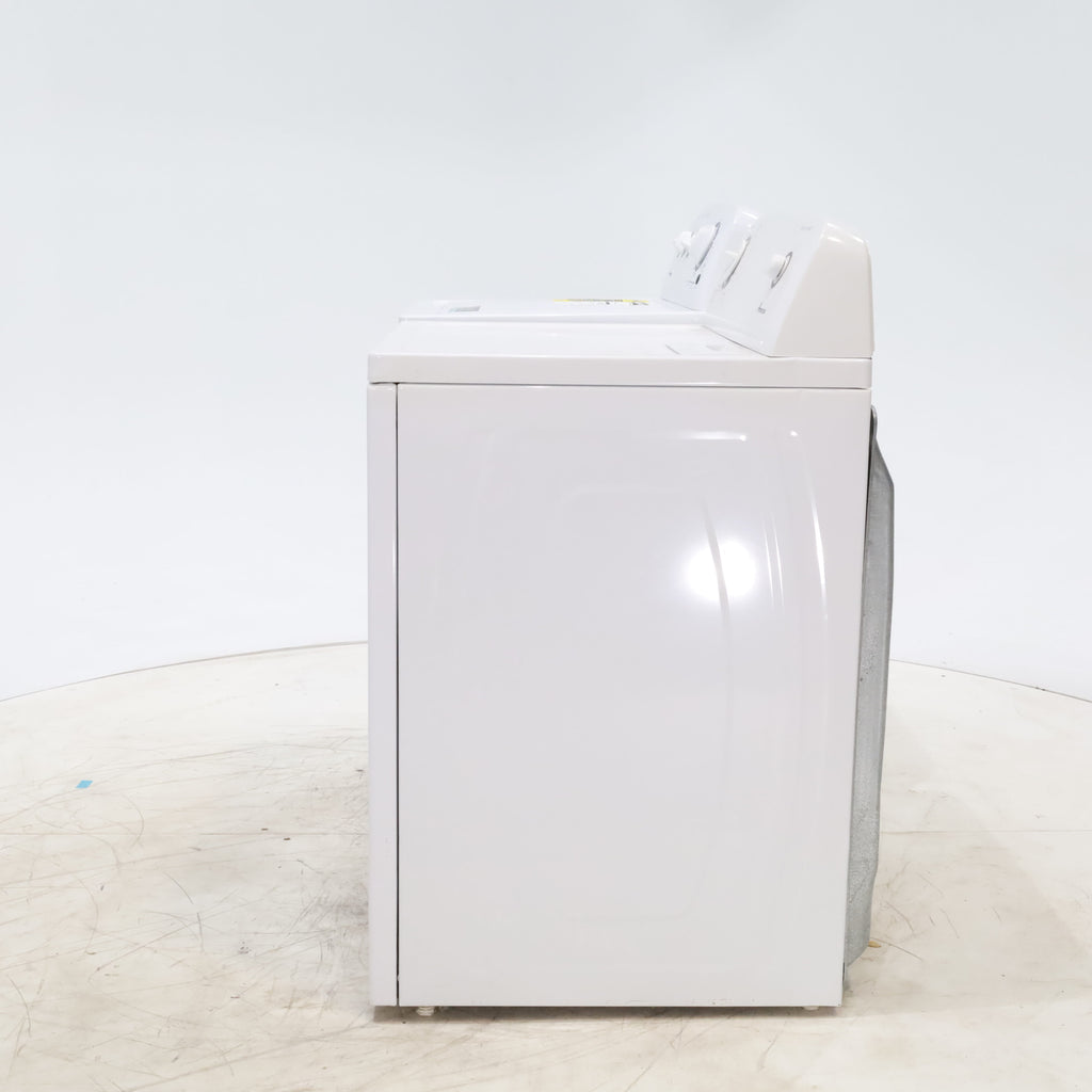 Pictures of Amana 3.8 cu. ft. Top Load Washing Machine with Deep Water Wash Option and Amana 6.5 cu. ft. Electric Dryer with Automatic Cycles - Scratch & Dent - Minor - Neu Appliance Outlet - Discount Appliance Outlet in Austin, Tx