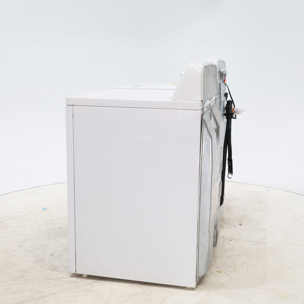 Pictures of Amana 3.8 cu. ft. Top Load Washing Machine with Deep Water Wash Option and Amana 6.5 cu. ft. Electric Dryer with Automatic Cycles - Scratch & Dent - Minor - Neu Appliance Outlet - Discount Appliance Outlet in Austin, Tx