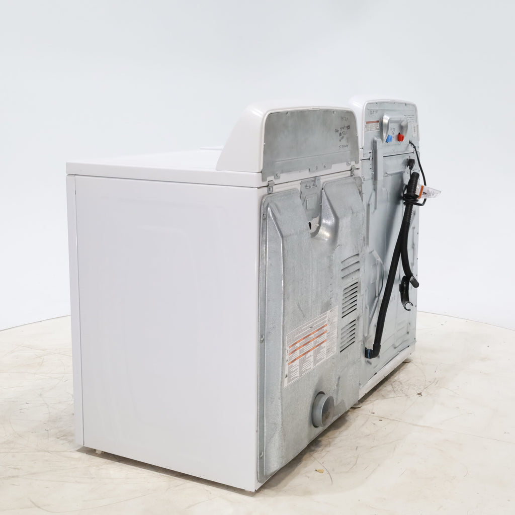 Pictures of Amana 3.8 cu. ft. Top Load Washing Machine with Deep Water Wash Option and Amana 6.5 cu. ft. Electric Dryer with Automatic Cycles - Scratch & Dent - Minor - Neu Appliance Outlet - Discount Appliance Outlet in Austin, Tx