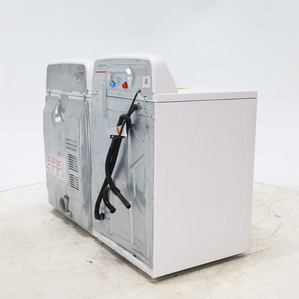 Pictures of Amana 3.8 cu. ft. Top Load Washing Machine with Deep Water Wash Option and Amana 6.5 cu. ft. Electric Dryer with Automatic Cycles - Scratch & Dent - Minor - Neu Appliance Outlet - Discount Appliance Outlet in Austin, Tx